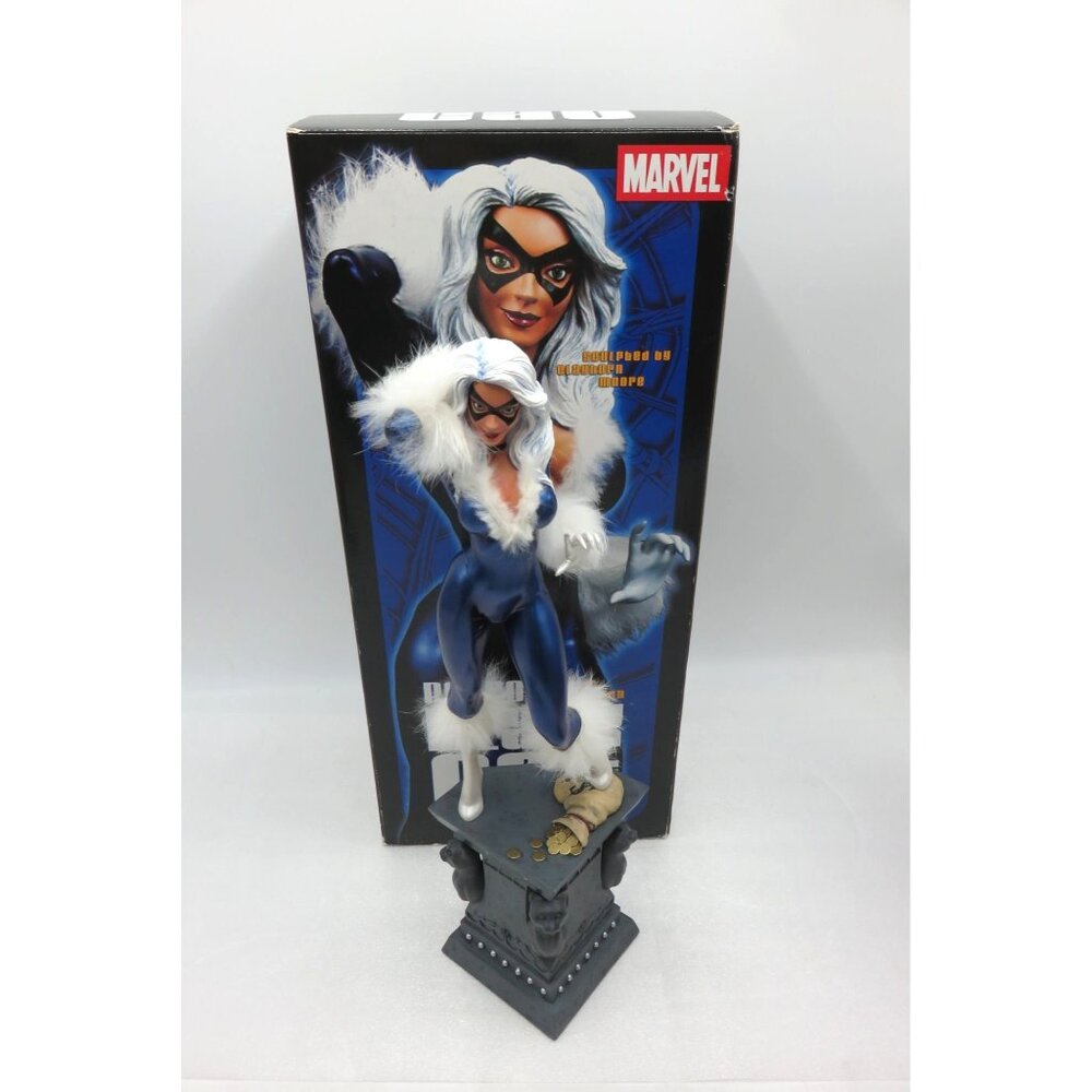 Black Cat Retro Diamond Marvel 2004 Limited 15" Boxed with COA 1087/3000